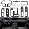 Glossy Interior Trim Covers Sets Fit for 2024 2025 Toyota