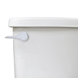 Danco 12064 Curved Replacement Handle with Front Angle/Side/Vertical Mount in Toilet Tank Lever, White