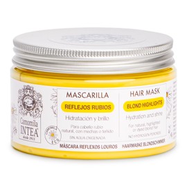 Intea Nomuk Camomile Intea Blonde Highlights Hair Mask 250g - Moisturising Blonde Hair Mask For Conditioning Dry Damaged Bleached Blonde Hair by Camomila Intea