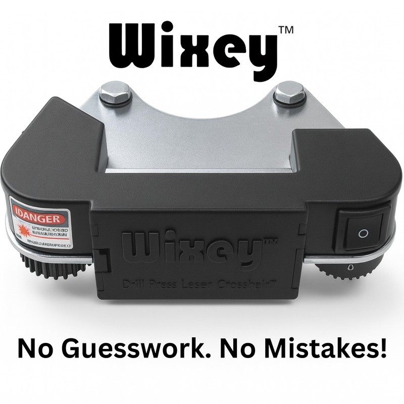 Wixey WL133 Drill Press Laser Crosshair – Long-Lasting Easy-Use Portable