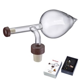 Westmark 99093380 Scoop Capacity 150 ml Measuring and Decanting at the Same Time, Glass/Plastic/Wood, Gourmet, Transparent/Brown