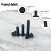 ITEHZTO 1/4-20 x 1 (25 Pack) Flat Head Hex Socket