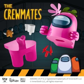 TOMY Imposteur Pink Adult Figure 17 cm Mini Collection Toy for Kids Among Us Birthday E73445 Multicoloured