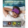 ZHENYEMEI Bluetooth Sleep Headphones White Noise Sleep Mask | 3D