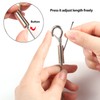 SIDENUO Adjustable Picture Hanging Wire Kit,Heavy Duty Hardware for Hanging