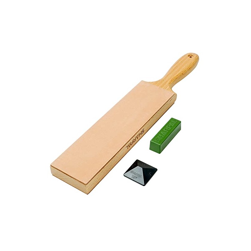 SHARPAL 205H Double-Sided Leather Strop 13.2" x 2.4" Kit, Genuine