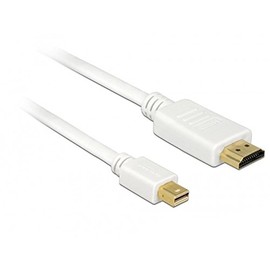 DeLOCK 83992 0.5m Mini DisplayPort HDMI Black 83992, 0.5 m, Mini DisplayPort, HDMI, Male, Male, Gold