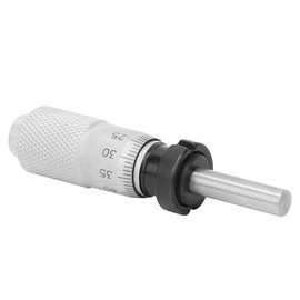Micr¨®metro interior , f¨¢cil de usar con cabeza de micr¨®metro de 0 a 13 mm , herramienta de medici¨®n para afinar varios instrumentos de precisi¨®n para herramientas de medici¨®n especiales (cabeza plana con tuerca)