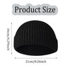 Winter hat, knitted hats for men, hats, unisex, black