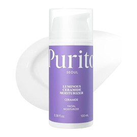 PURITO Dermide Relief Barrier Crema Hidratante Facial con 5 Ceramidas y Pantenol - Barrier Cream Piel Sensible - Skin Barrier Repair Escualano - Crema