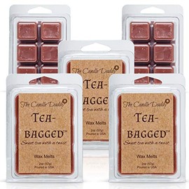 The Candle Daddy Tea-Bagged - Sweet Tea with A Twist Scent - Maximum Scented Wax Cubes/Melts- 5 Packs -10 Ounces Total- 30 Cubes