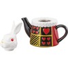 SAN3791 Cute Tableware, Teapot, Approx. 19.7 fl oz (550 ml),