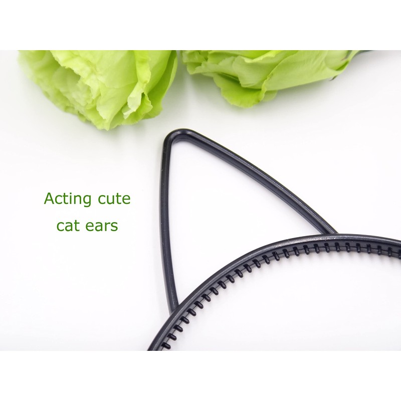 Bonnie Z. Leonardo Simple Comfortable Plastic Cat Ears Headband