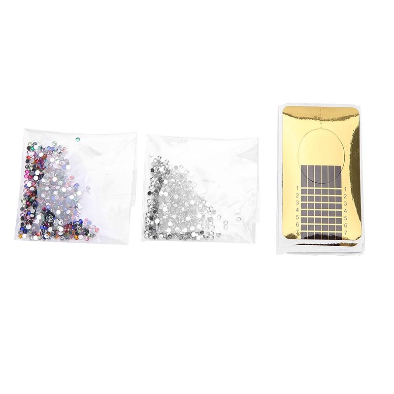 Nail Manicure Set Glitter Powder Nail Tips Brush Nail Art