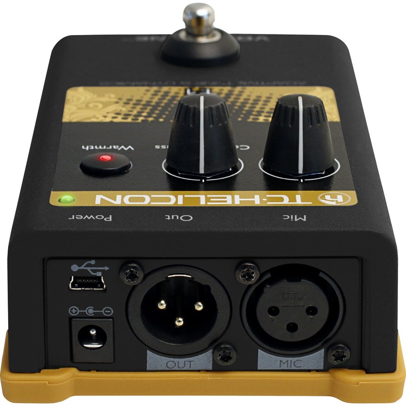 TC Helicon VOICETONE T1 Single-Button Stompbox for Studio Mastered Vocal