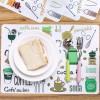 CL Juego 6 Manteles Para Mesa Con Portavasos De Fácil