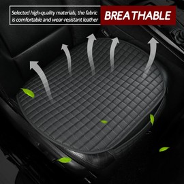 ZATOOTO Car Seat Cushion, Car Seat Cover for Driving, Universal Anti-Slip Comfortable, 1PCS Black
