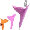 Orinal Urinal Femenino Portátil Silicona Reutilizable Embudo para Orinar Camping,