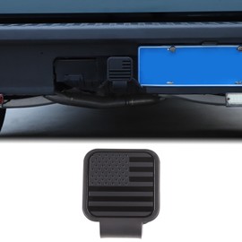 Aunginsy Trailer Hitch Cover Compatible with Ford Maverick 2022-2024 Pickup Truck Trailer Hitch Cover Tube Plug Insert Rubber Tow Receiver Hitch Tube Cover Plug Cap Protection Exterior Accessories