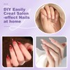 Nzakybbi Ballerina Tips for Gel Nails, Short Nail Tips, 240