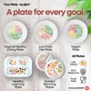 j&m Your Plate: Divided Portion Control Diet Plate for Adults