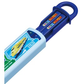 Skater ABS2AMAG-A Chopsticks 6.5 inches (16.5 cm) Chopsticks Case Set, Plarail, 23, For Kids, Antibacterial, Made in Japan