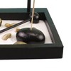 Sitting Buddha Ornament Statue Resin Zen Sand Garden Meditating Sculpture