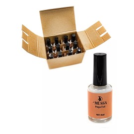 Lé Mussa Pegamento Para Foil Uñas Gel Mussa Caja Con 12 Piezas