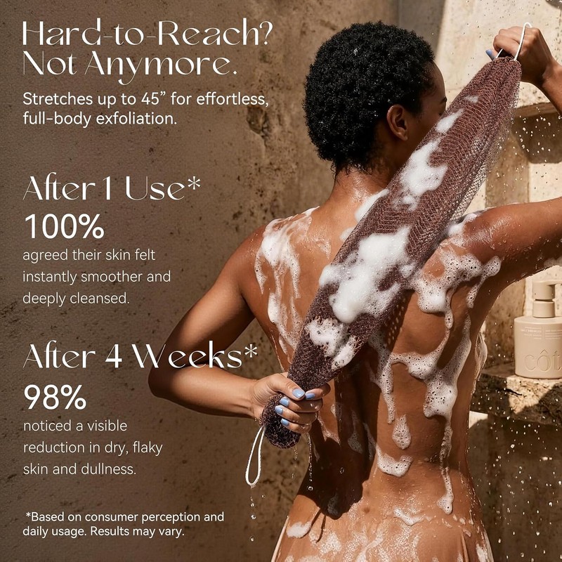 Esponja Exfoliante de Red Africana CORATED para Ducha Corporal