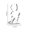 4.9 inch Leprechaun Cookie Cutter - Stainless Steel