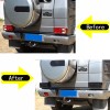 car-king888 ABS Smoked Black Car Tail Light Lampshade Cover Shell