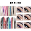 Chargenyang 12 PCS Colorful Eyebrow Pencil Eyeliner Eyebrow Lip Liner