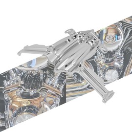 HCmotorku Motorcycle Tappet Lifter Block Accent Cover Fit For Harley Twin Cam 1999-2017 Road King Electra Street Glide Dyna Fat Bob FXDF Breakout Chrome