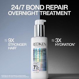 Redken Acidic Bonding Concentrate Srum 247 Da y Noche Reparacin Profunda para Cabello Daado, con cido Ctrico, Fortalece y Protege Sin Enjuague 100 ml 