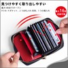 VISOUL Card Slots, Zipper Pockets, Credit Card Case, Genuine Leather,