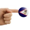American Samoa US Territory Flag Puffy Bubble Dome Scrapbooking Crafting