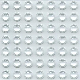 49 CLEAR KITCHEN CABINET DOOR BUFFER PADS Catch, Protector, Soft Close Stop Dots 8mm - from The StickyStuff Company