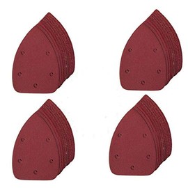 REMI TOOLS LTD 40 Mouse Sanding Sheets Assorted Grit (10 Sheets of Each 60,80,120,240 Grits) for Most Models of Mouse Style Sanders.