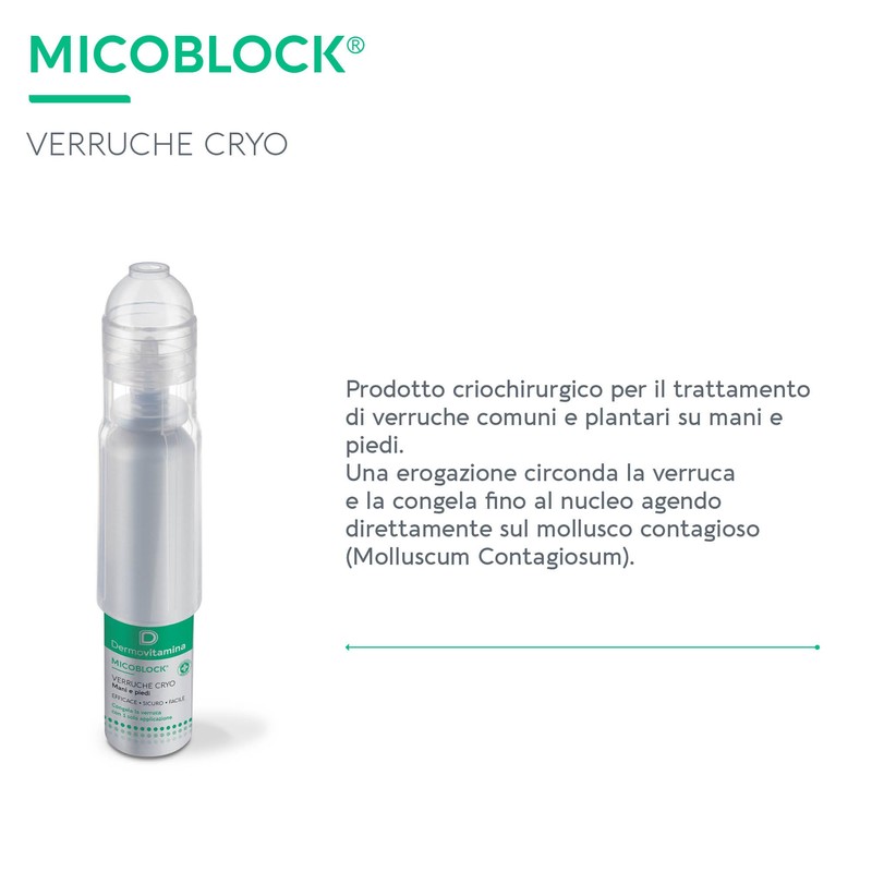 Dermovitamina - Micoblock Verruche Cryo 38ml - Per Mani e