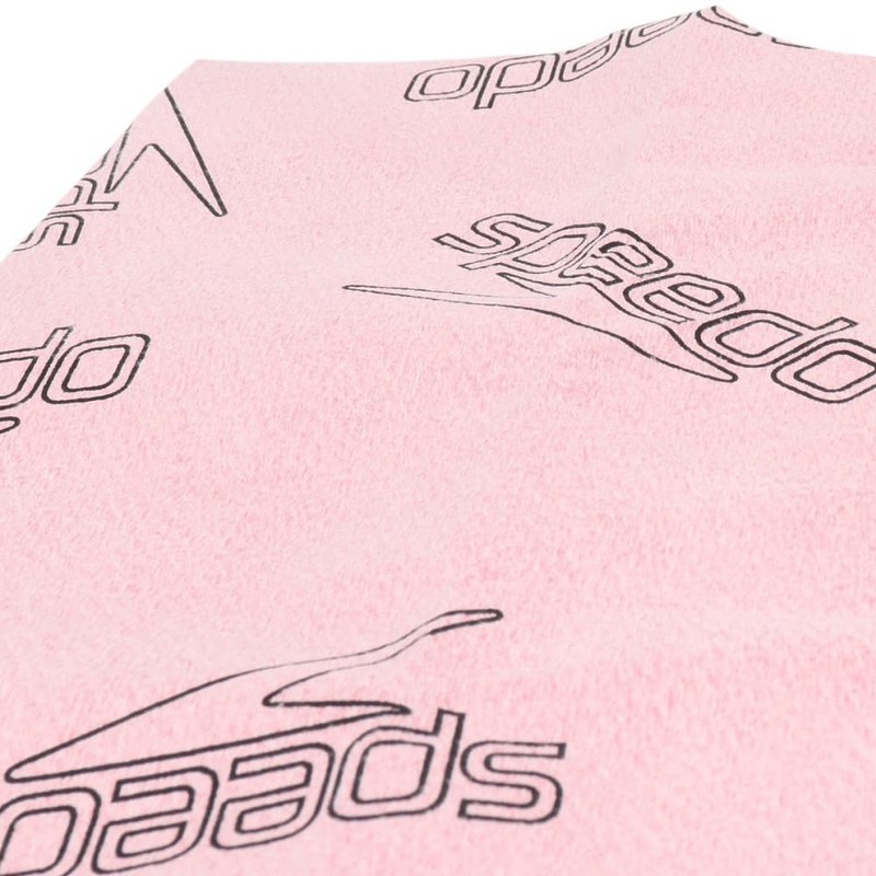 Speedo SE62151 Stacked Micro Chamois Towel, Medium, Pink