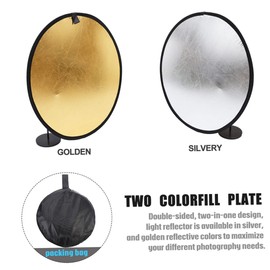 Operitacx 1Satz Faltbarer Lichtreflektor für Fotografie Vielseitige Beleuchtungseffekte Leicht Tragbar für Studio Außenaufnahmen Professioneller Fotolichtdiffusor