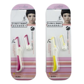 Hand® S 203 Eyebrow and beard trimmer Shaper with Pocket Size Folding Design & Cutting Blade – Pack of 2 Sets
