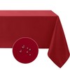 Softalker largeChristmas Tablecloth Red Wipe Clean Table Cloth 137x274 CM