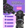 METROLLER Adjustable Inline Skates for Girls Boys with Light up