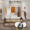 HOKEEPER Commercial Z Base Garment Rack Hold 500LBS Heavy Duty