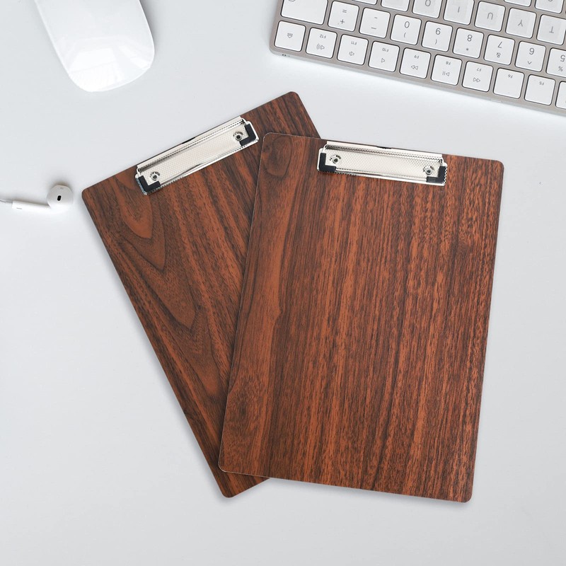 Clipboards,12 Pack Wooden Clipboard Hardboard,Standard A4 Letter Size Wood Clip