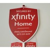 Xfinity security yard sign (6) outdoor window decals