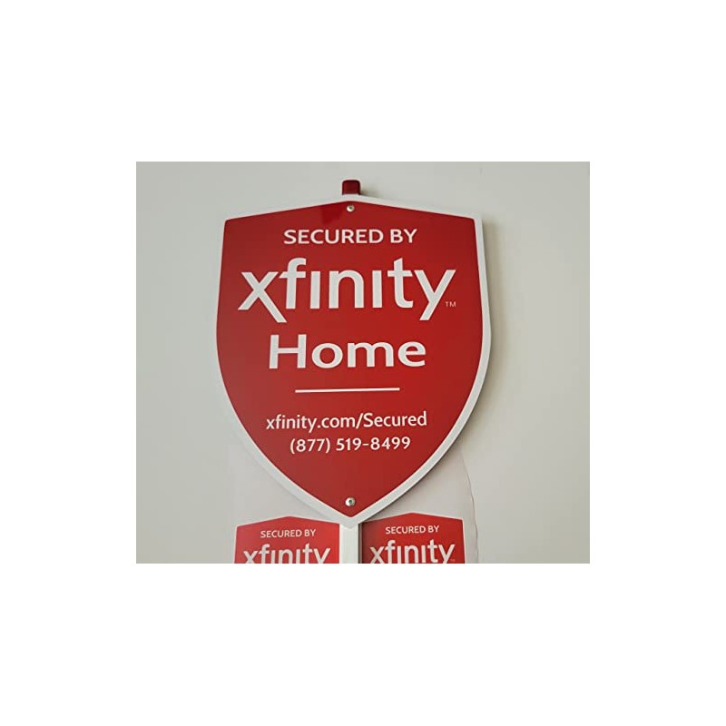 Xfinity security yard sign (6) outdoor window decals