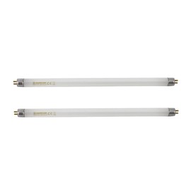 Awoco 2 Pcs Type K-FL UV Tube F8T5/BL368 8W Fluorescent UV Light Bulb for Wall Mount Sticky Fly Trap Lamp FT-MK2118