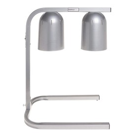 Nemco 6000A-2 Two Bulb Freestanding Heat Lamp - 120V